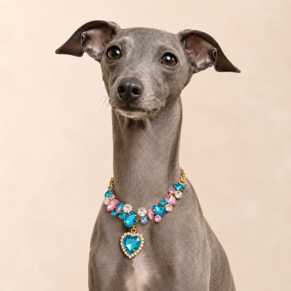 Aurora Veil Crystal Pet Collar