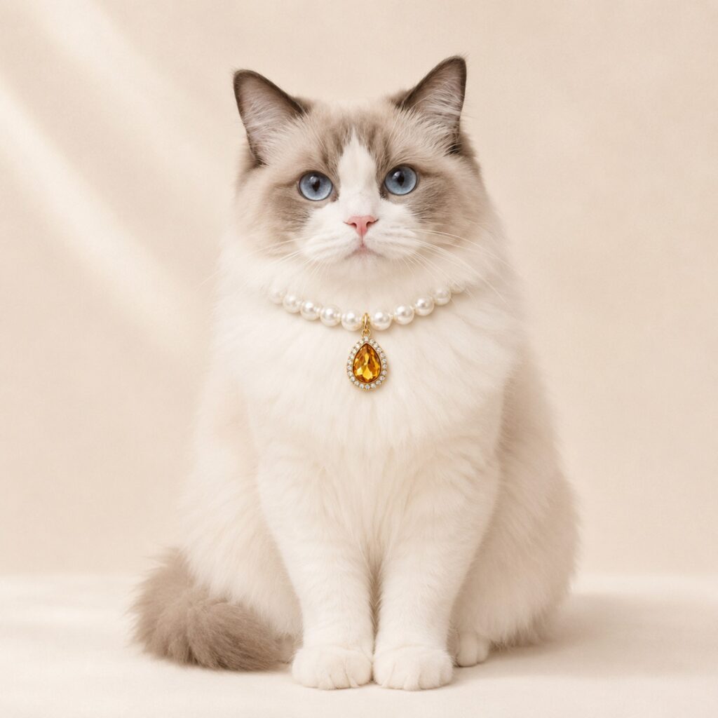 Celeste Glow Crystal Pet Collar