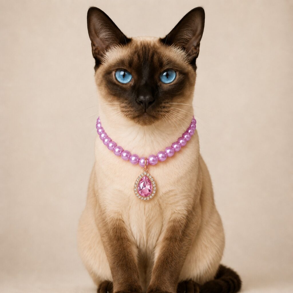 Rose Whisper Crystal Pet Collar