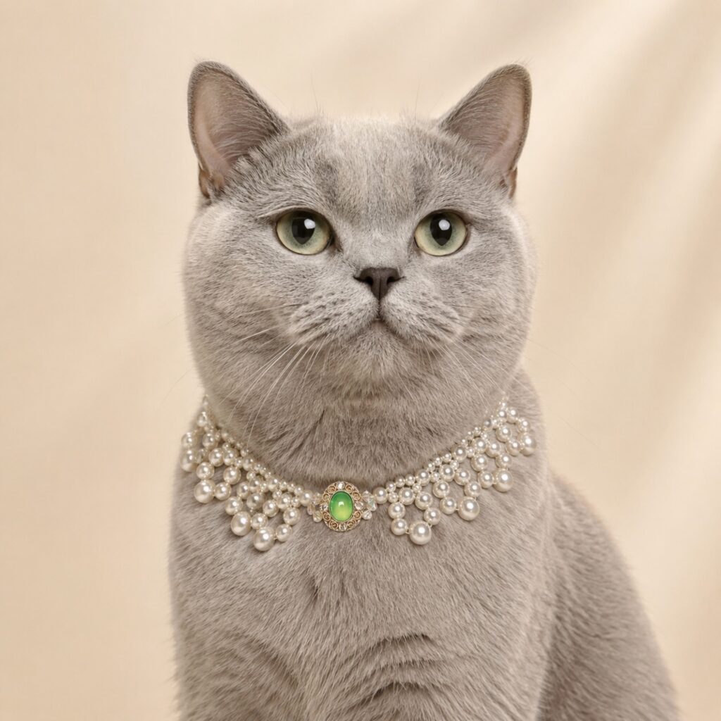 Silver Mirage Crystal Pet Collar