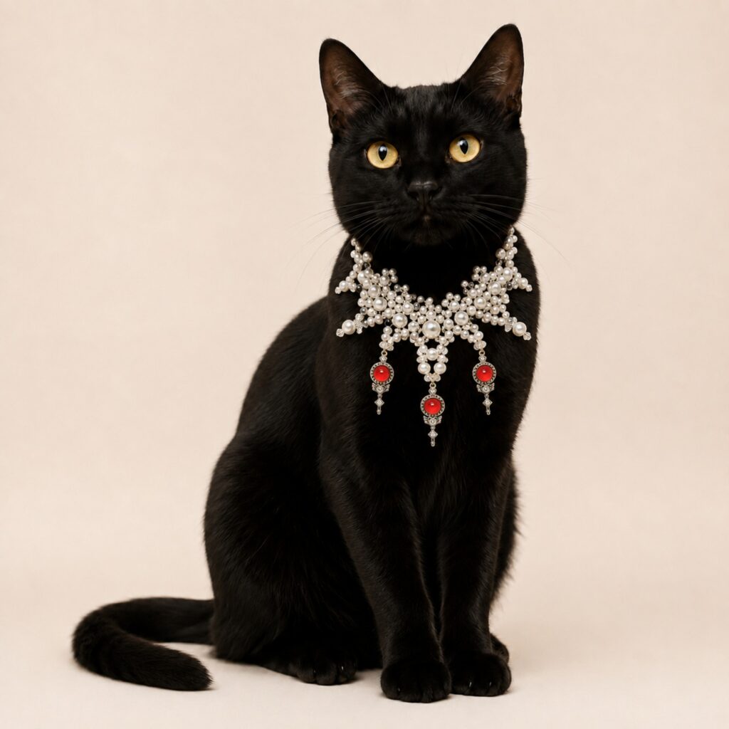 Velvet Halo Crystal Pet Collar